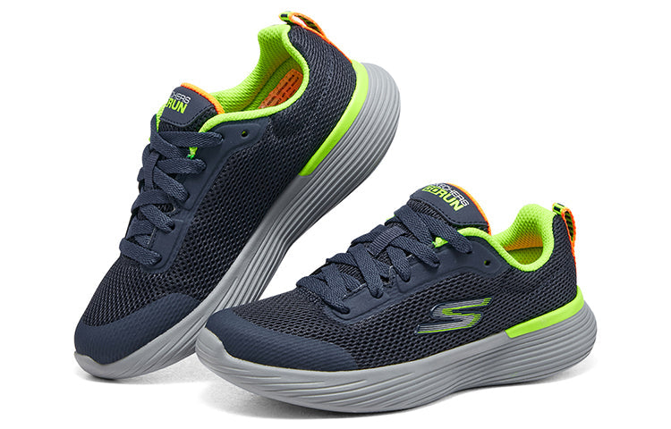 (GS) Skechers Go Run 400 V2 Omega Shoes 'Navy Grey' 405100L-NVLM