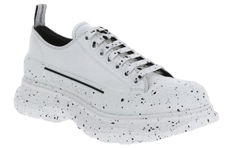 Alexander McQueen Tread Slick Sneakers 'White Black' 682414W4MVI9061