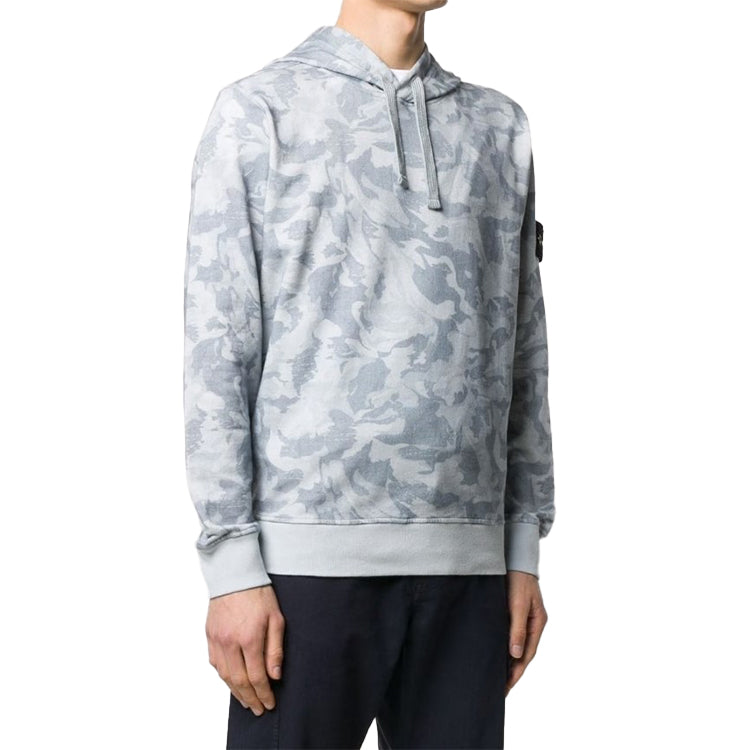 STONE ISLAND Camouflage logo Gray MO7215668E4