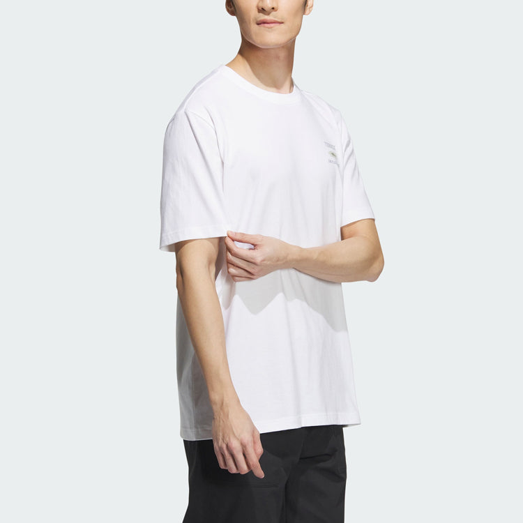 adidas Terrex Short Sleeve Outdoor Ocean Graphic T-shirt 'White' IU1280
