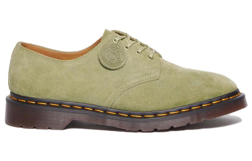 Dr. Martens Smiths Suede Dress Shoes 'Pale Olive' 30564358