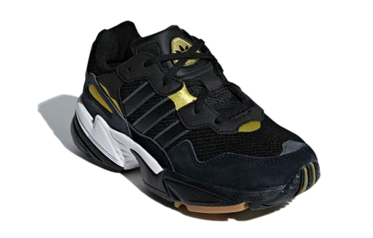 (GS) adidas originals Yung-96 J 'Black Gray Gold' G54710