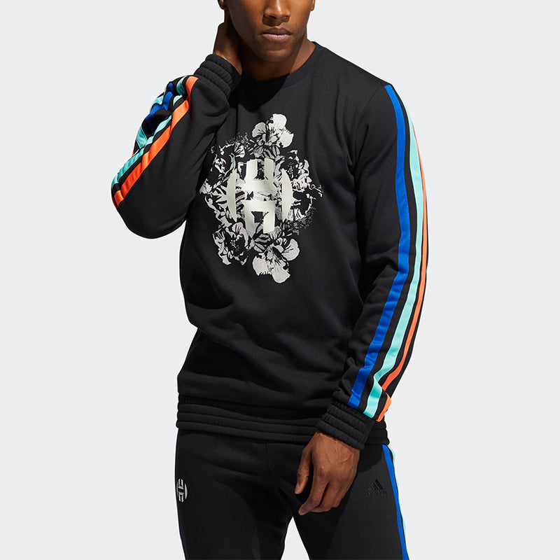 adidas Harden Fleece Crew Sweatshirt Black GP8112