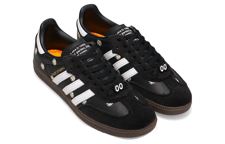 adidas x atmos x FACE Samba OG 'Embroidered Daisies' H03848