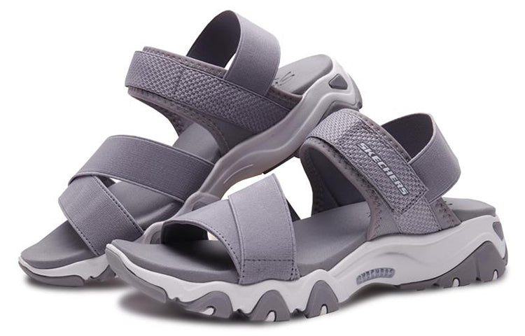 (WMNS) Skechers DLites 2.0 'Light Grey' 88888161-LTGY