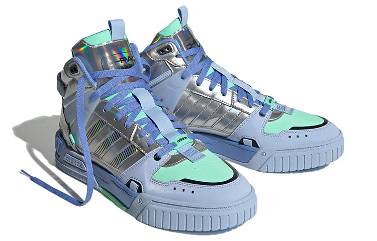 adidas Neo D-PAD Mid Shoes 'Blue Metallic Silver' HQ7026
