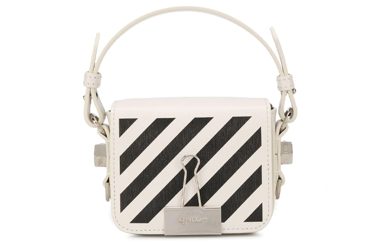 (WMNS) Off-White Binder Clip Series Hand Messenger Bag Small White OWNA087R204230690210