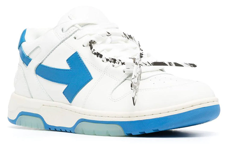 Off-White Splicing Casual Shoes White/Blue OMIA189R21LEA0010145