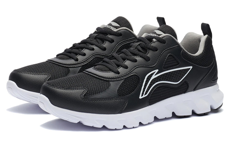 Li-Ning Basic Running Shoes 'Black White' ARSR059-1