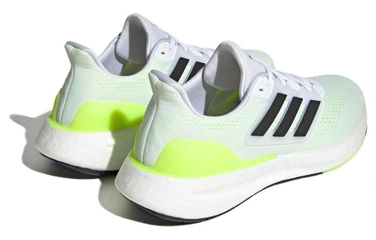 adidas PureBoost 23 Shoes 'Cloud White Black Lucid Lemon' IF2379