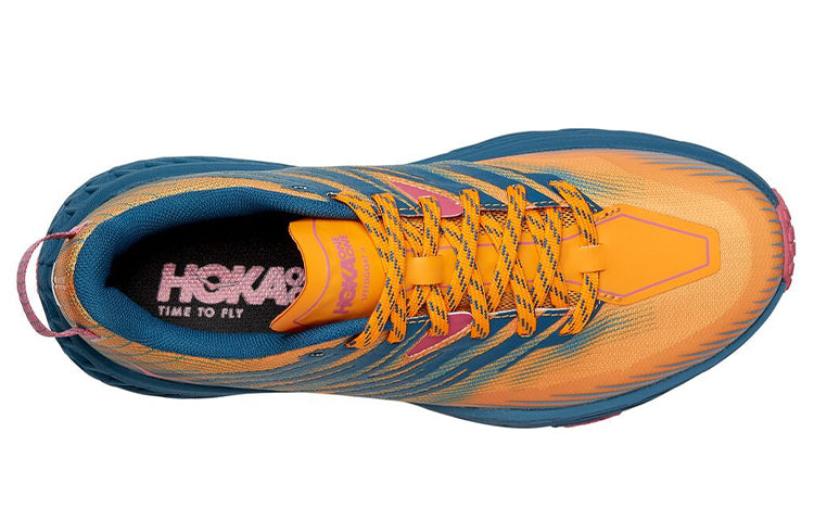(WMNS) HOKA ONE ONE Speedgoat 4 Low 'Blue Orange' 1106527-SPNB