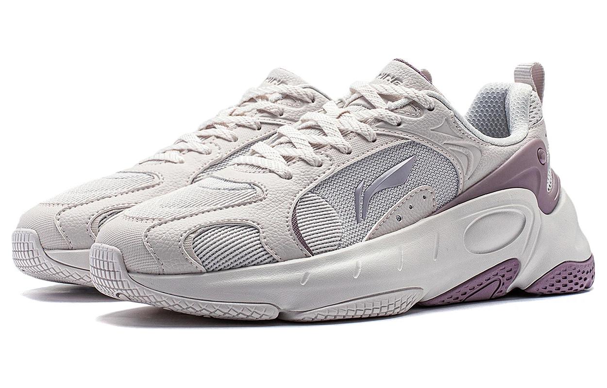(WMNS) Li-Ning Coconut 'White Grey Purple' AGCT392-3