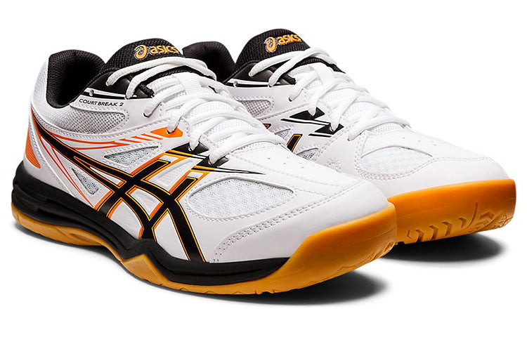 ASICS Court Break 2 'White Black Orange' 1073A013-103