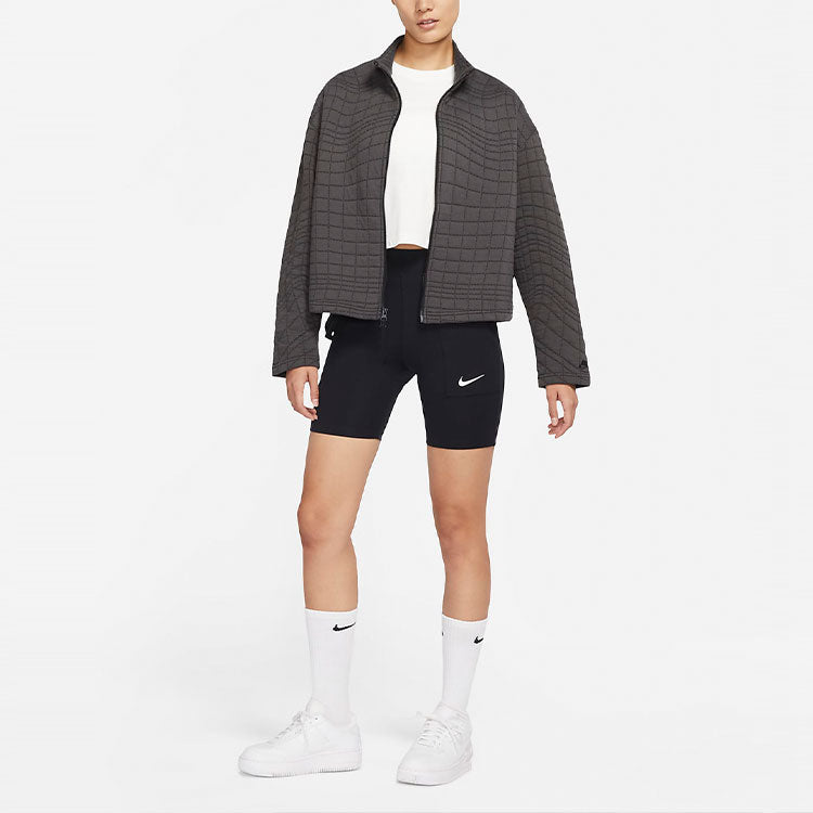 (WMNS) Nike SS22 Full-length zipper Cardigan Jacket Gray DD4633-060