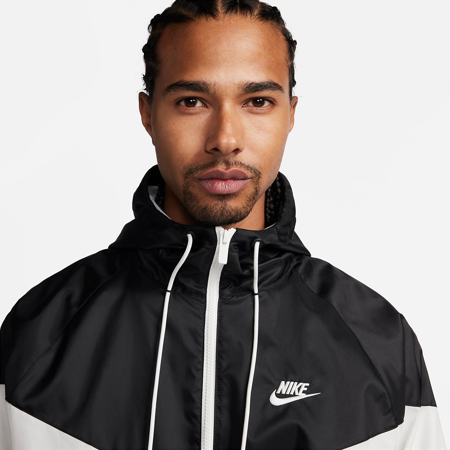 Nike Sportswear Windrunner Hooded Jacket 'Sail Black' DA0001-134
