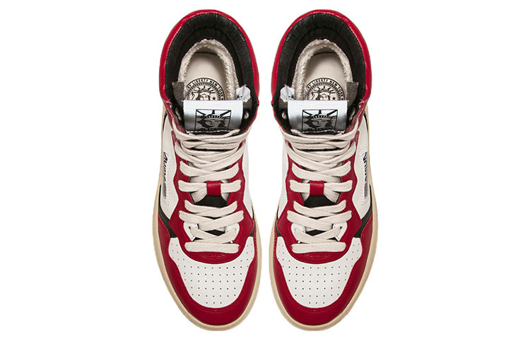 Autry Action Shoes Liberty Leather High 'Red' LUHM-HL02