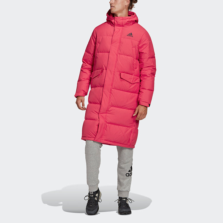 adidas Stay Warm Sports hooded down Jacket Red GK0663