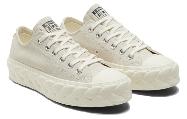 (WMNS) Converse Chuck Taylor All Star Platform Low 'Runway Cable - Egret' 568683C