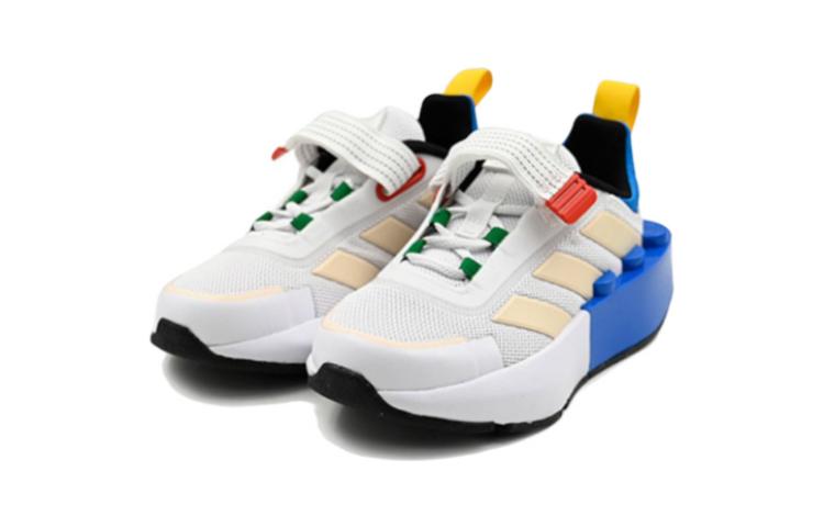 (GS) adidas Tech Runner EL x LEGO 'White Shock Blue' HP5878