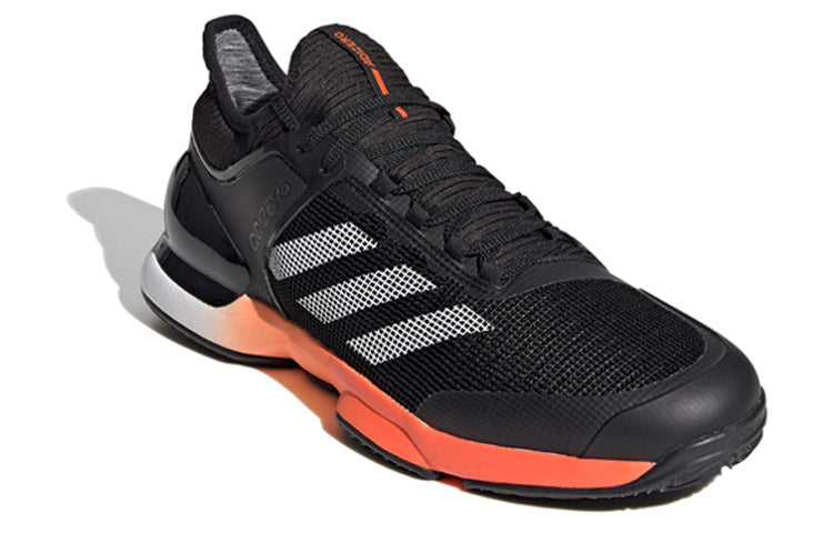 adidas Ubersonic 2 Clay Court 'Black White Orange' FV1458