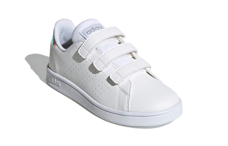 (PS) adidas Advantage 'White Silver Metallic' FY4625