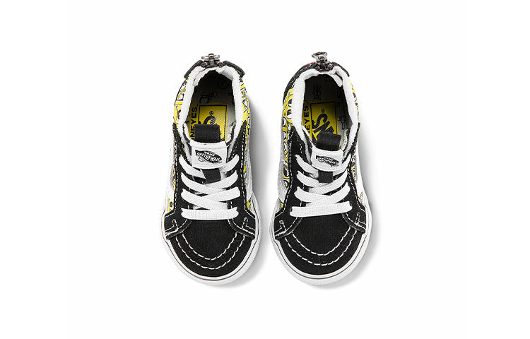 (TD) Vans x Mooneyes SK8-HI Zip 'Black Yellow White' VN0A5FBIY23