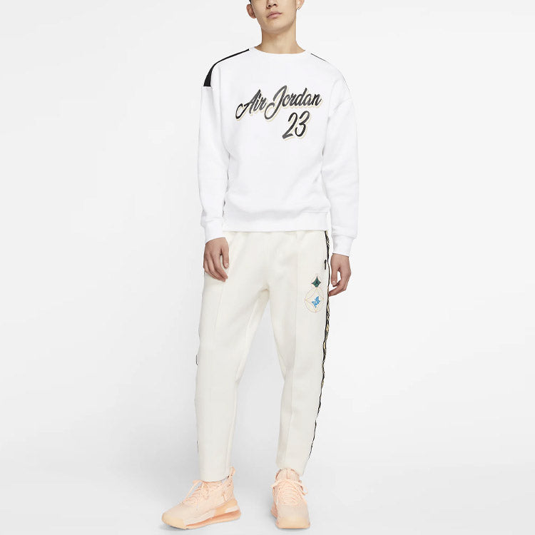 Air Jordan 23 Remastered Plush Pull-On Sweatshirt For Men White CT6283-100