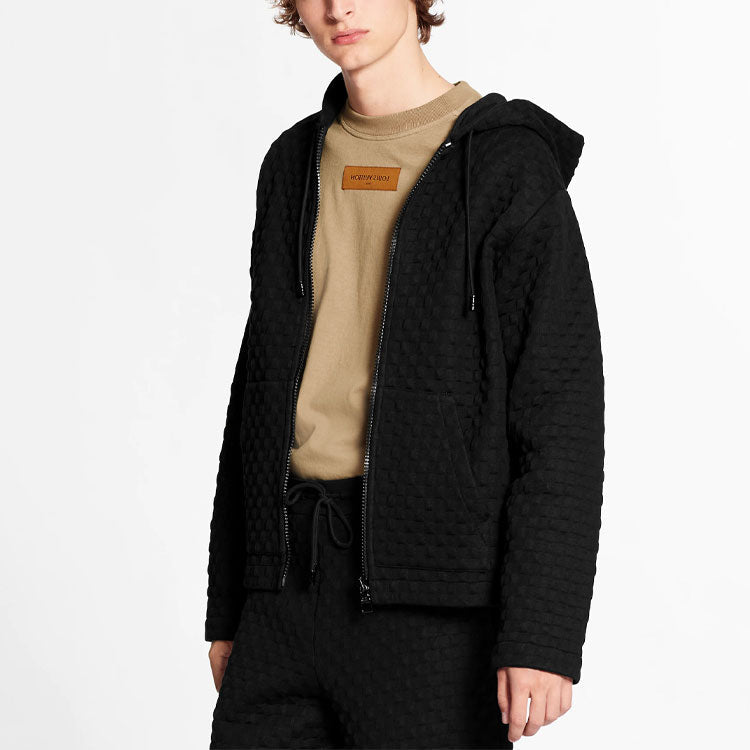 LOUIS VUITTON Lvse Damie Full Zip For Men Black 1A8HCD