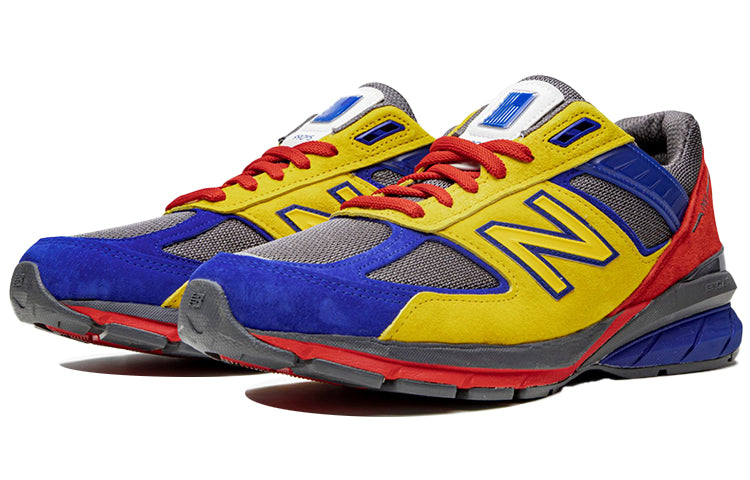 New Balance EAT x Shoe City x 990 v5 'Gray Yellow Blue' M990EAT5