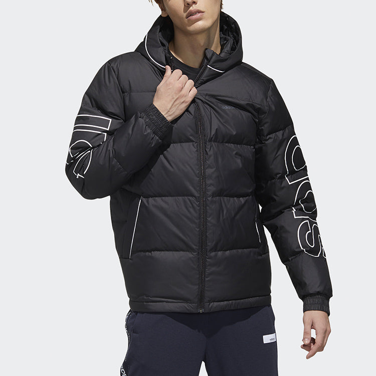 adidas neo Athleisure Casual Sports Down Jacket Black GJ8803