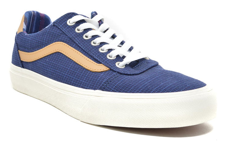 Vans Ward Delux Low-Top Sneakers Blue/Yellow VN0A3WLH3QC