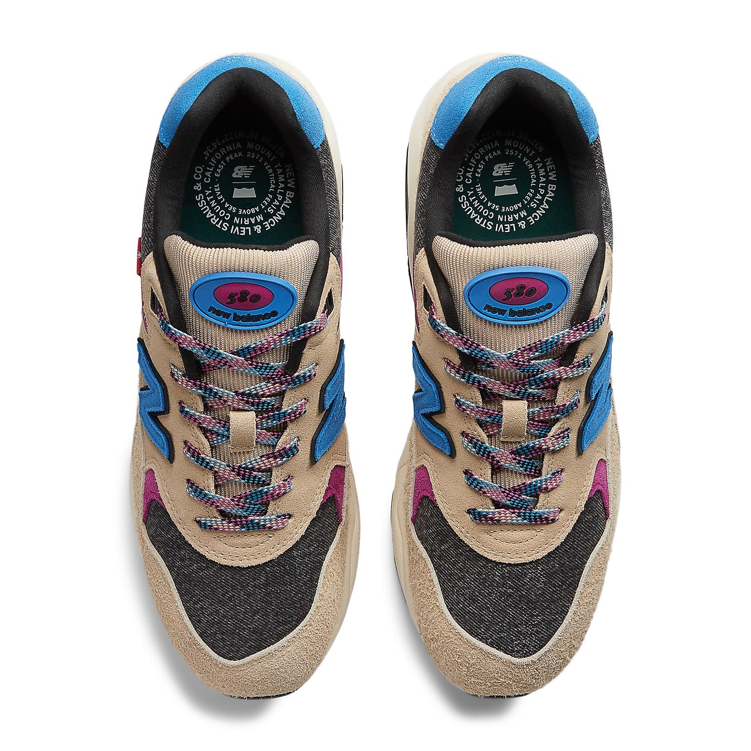 New Balance x Levi's 580 'Khaki Blue Brown' MT580LE2