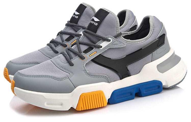 Li-Ning Mark Classic Leisure Low 'Grey Orange Blue' AGCN221-3