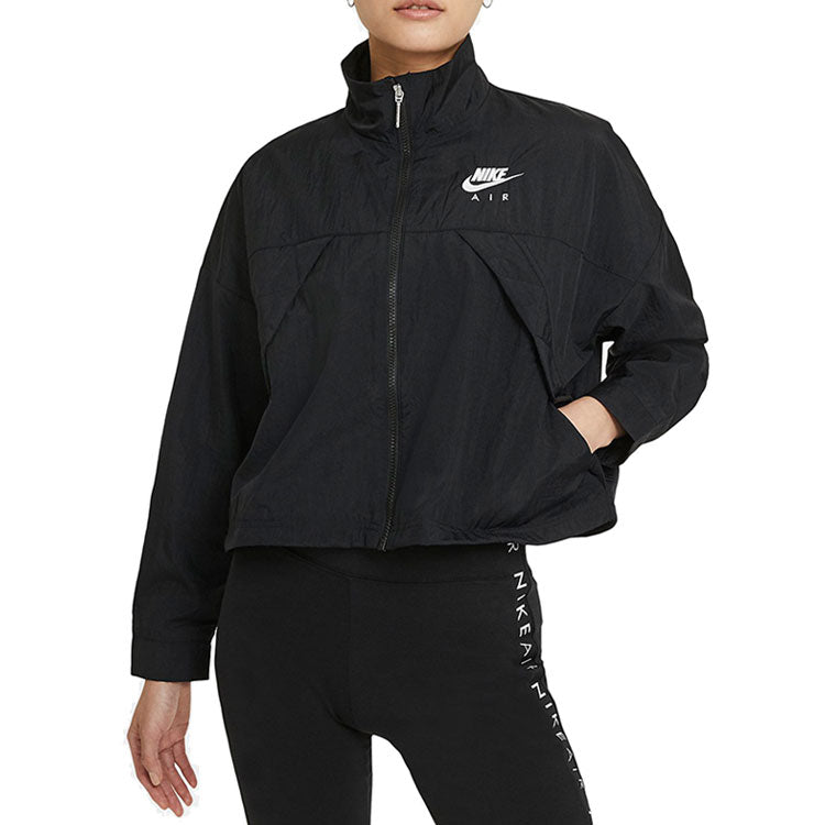 (WMNS) Nike Stand-up Collar Woven Jacket Black CZ9346-010