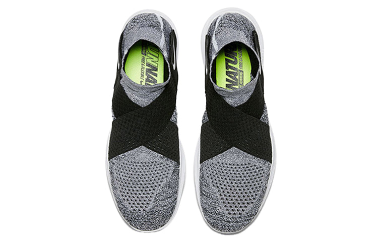 Nike Free Run Motion Flyknit 2017 'Black White' 880845-001
