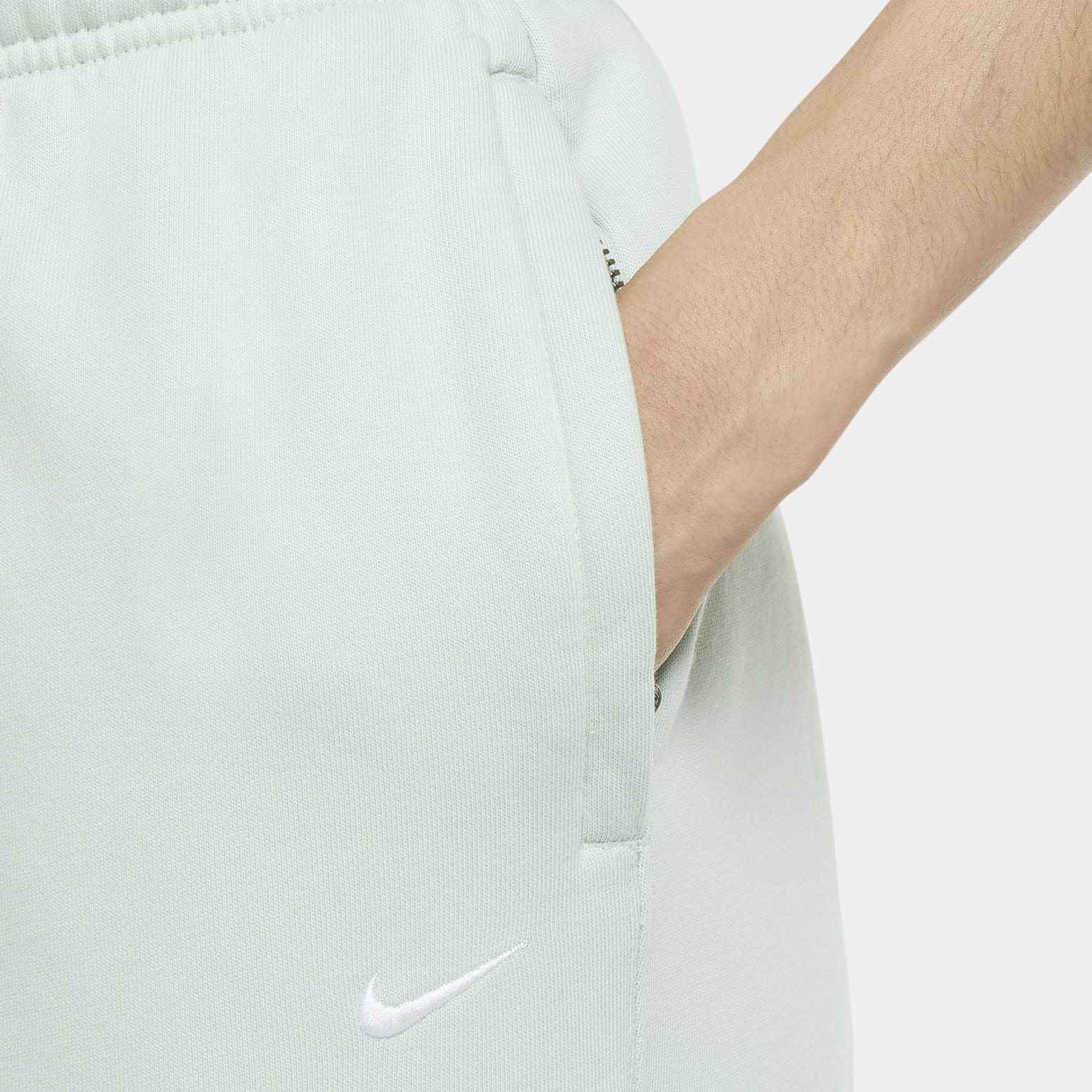 (WMNS) NikeLab Washed Sweatpants 'Pistachio Frost White' CZ5366-321