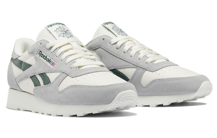 Reebok Classic Leather 'Pure Grey Dark Green' GX9319