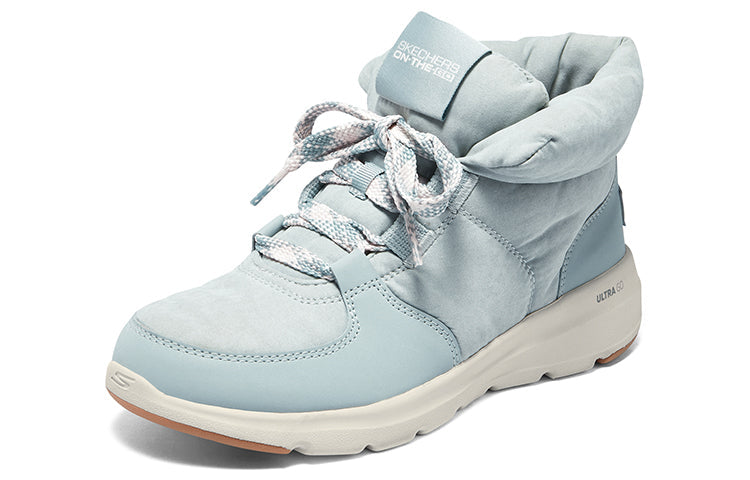 (WMNS) Skechers Glacial Ultra Boots 'Light Blue' 144194-LTBL