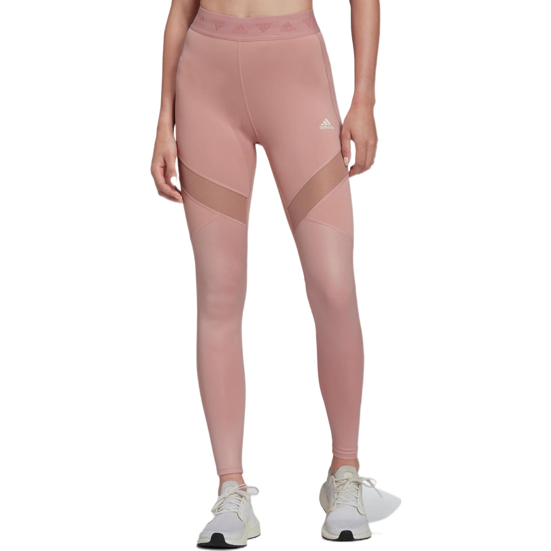 (WMNS) adidas Hyperglam High-Rise Long Tights Asia Sizing 'Pink' HG8500