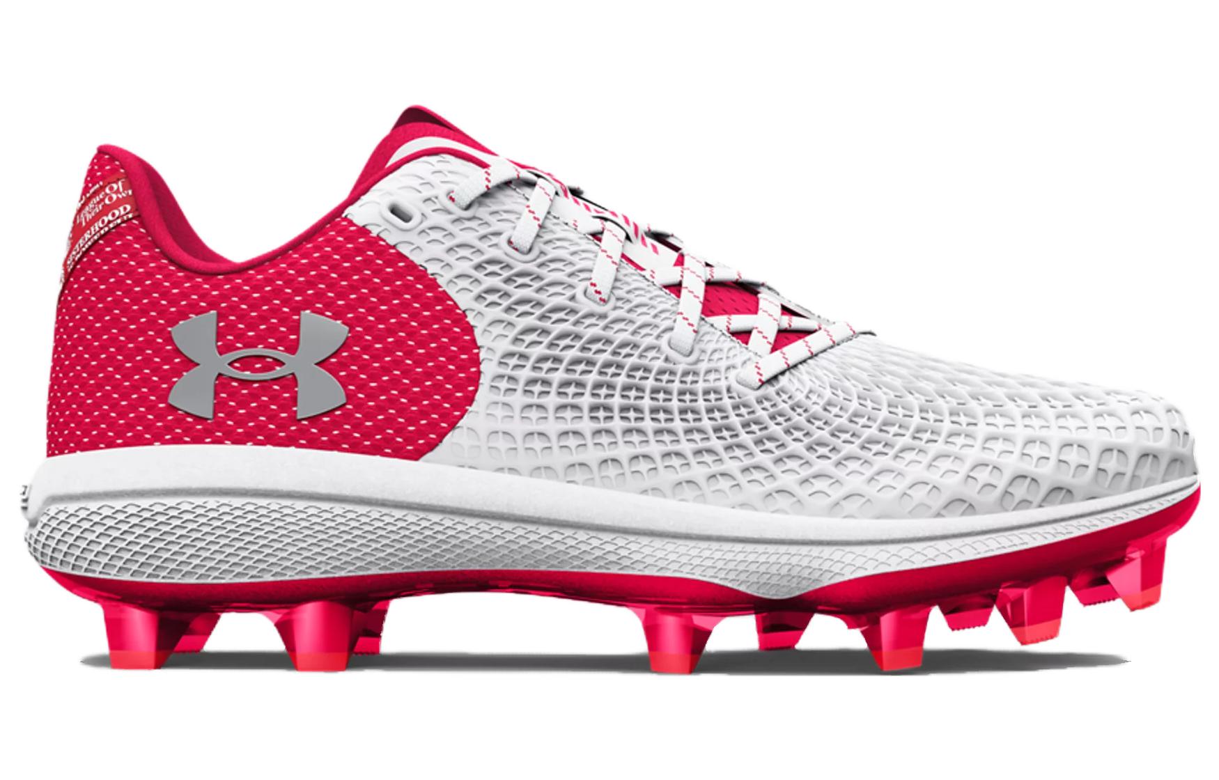 (WMNS) Under Armour Glyde 2 MT TPU 'White Red' 3026603-101