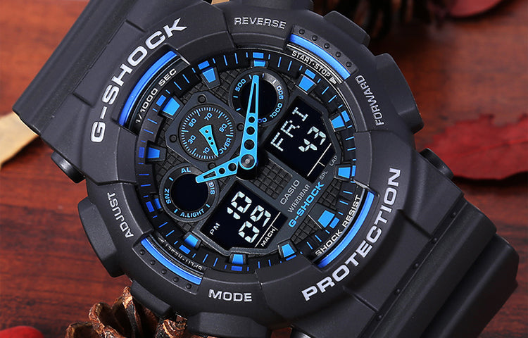 CASIO G-Shock Analog-Digital 'Black' GA-100-1A2