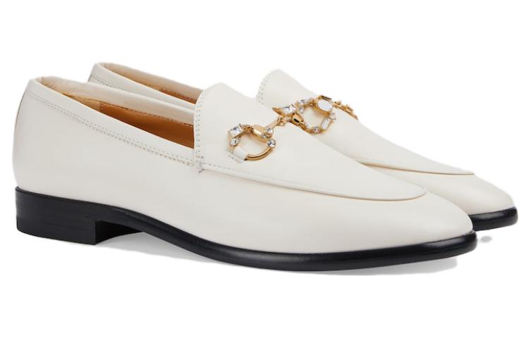 (WMNS) Gucci Jordaan Loafer 'White' 759918-C9D00-9022