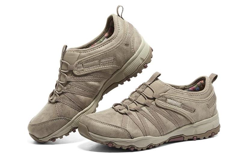 (WMNS) Skechers Seager Hiker 'Flowerette - Dark Taupe' 158420-DKTP