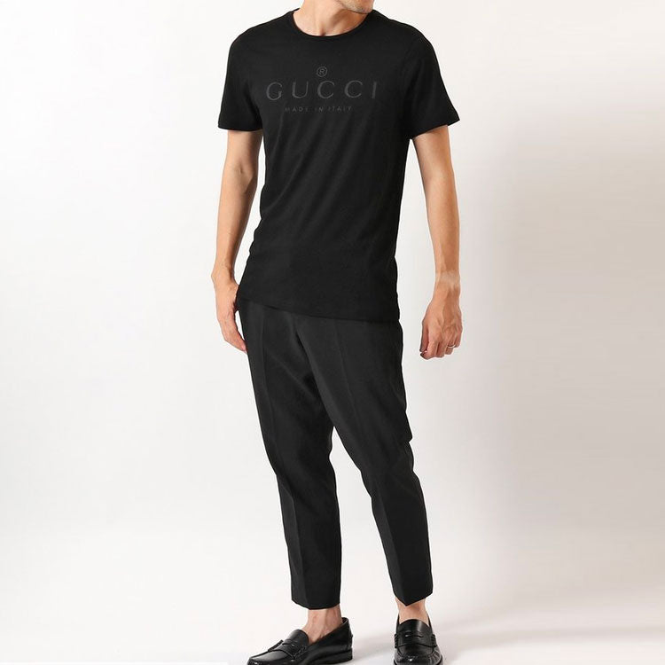 Gucci Logo T-shirt 'Black' 441685-X3A80-1000
