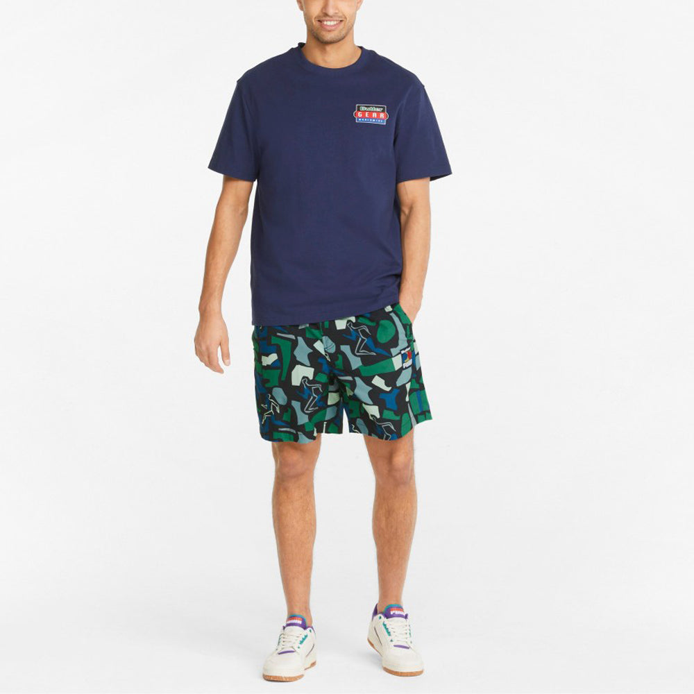 PUMA X Butter Goods Allover Printed Shorts 'Green' 534269-50