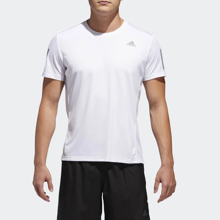 adidas Own The Run Sports Short Sleeve Tee 'White' DX1319