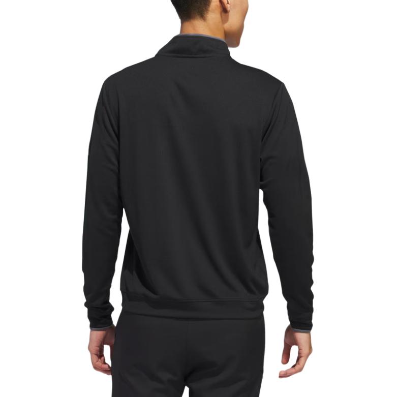 adidas Lightweight Half-Zip Top Asia Sizing 'Black' IS7134