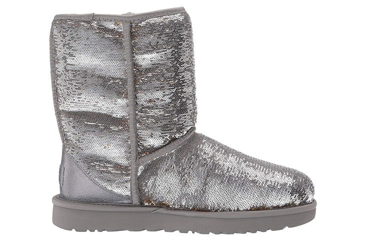 (WMNS) UGG Snow Boots 'Grey Silver' 9248759-GRAY