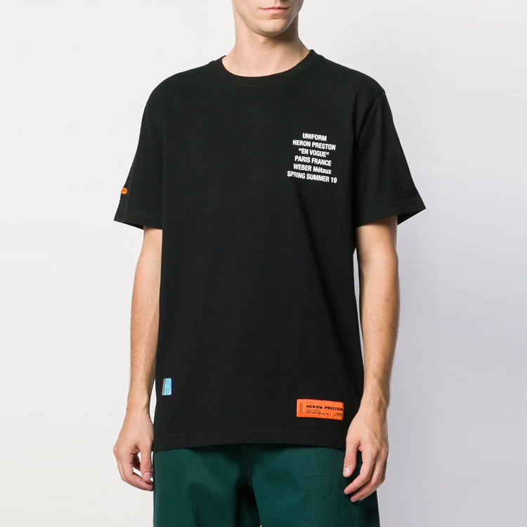 HERON PRESTON Metal Worker T-shirt 'Black' HMAA001S196320261088