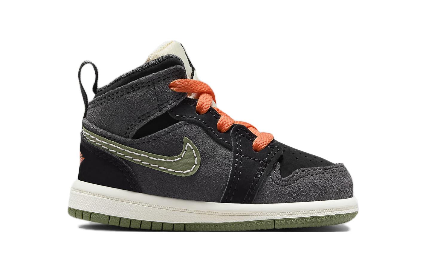 (TD) Air Jordan 1 Mid SE Craft 'Anthracite Light Olive' FD9093-003